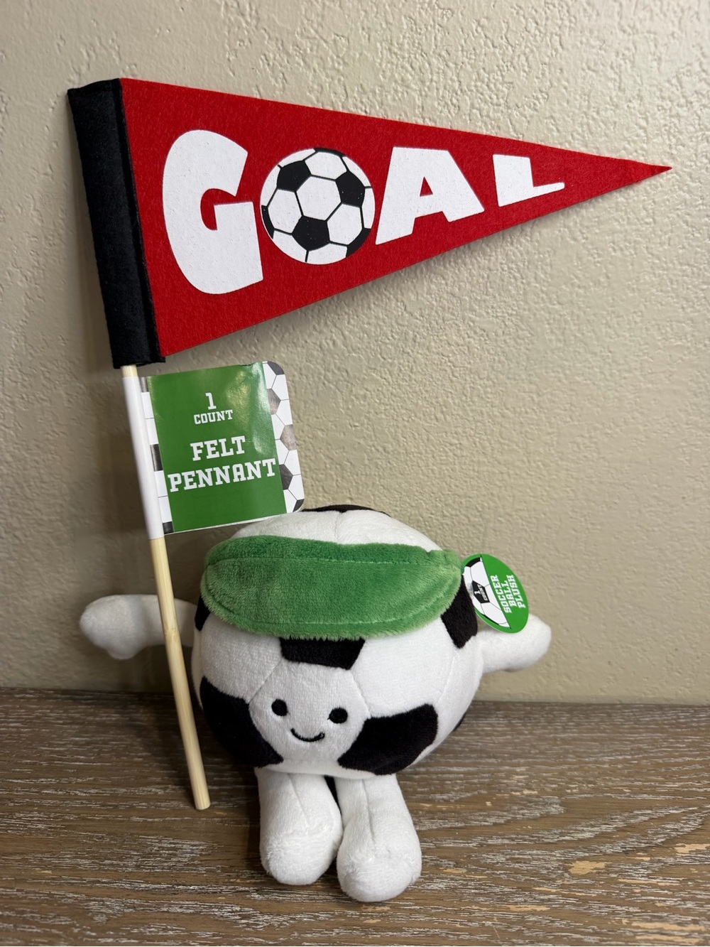 New Target Bullseye Soccer Plush & Flag